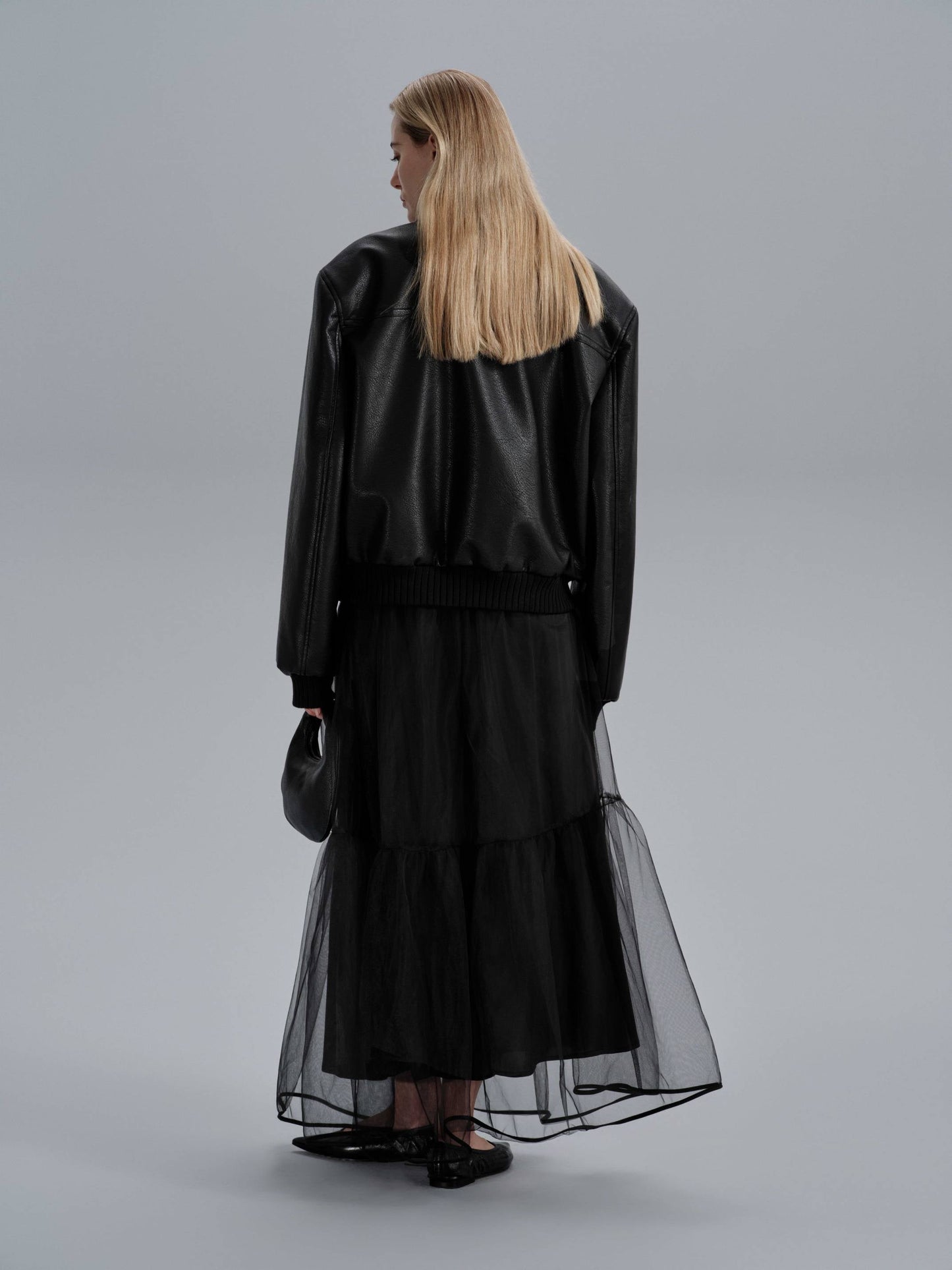 Natasha - Veste en cuir blouson