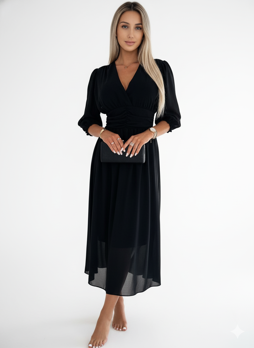 Bellatrix | Robe mide en mousseline