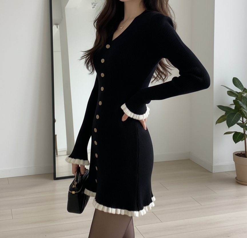 Mystérieuse – Élégance douce & confort absolu