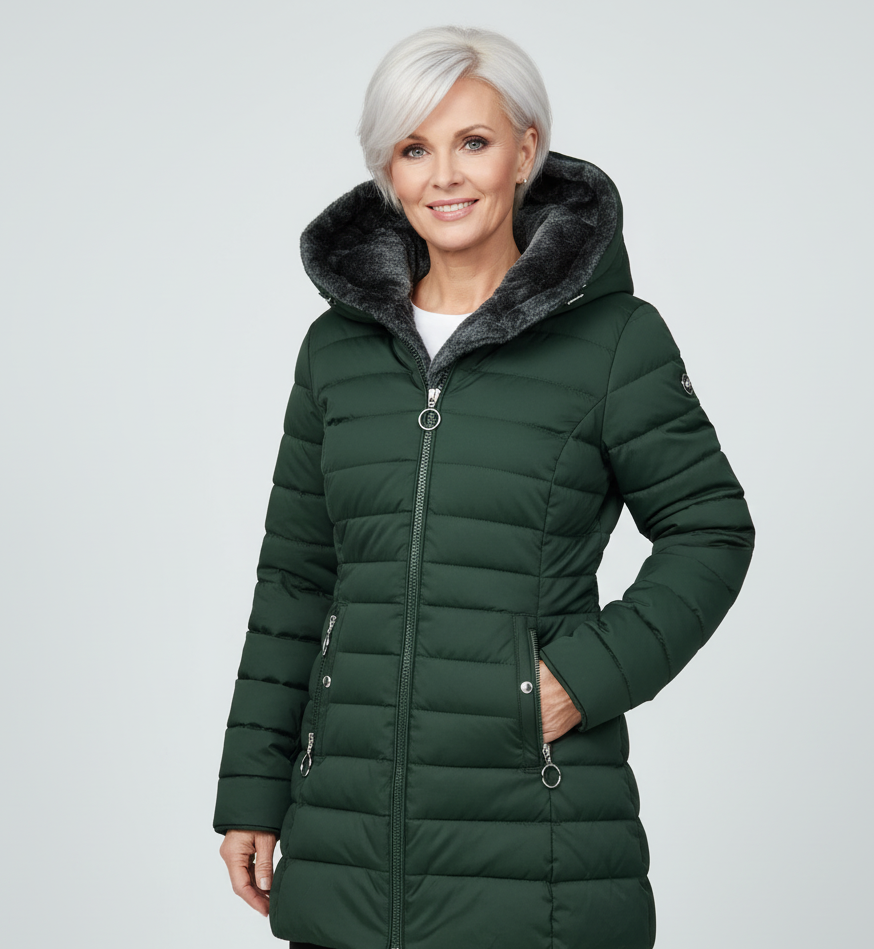 Gisella - Manteau Doublé en Fourrure