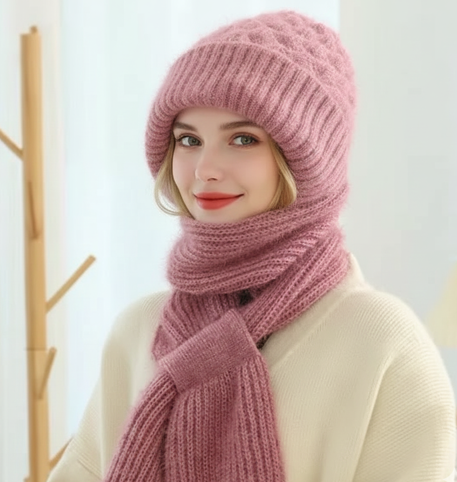 Cléa | écharpe avec capuche intégrée