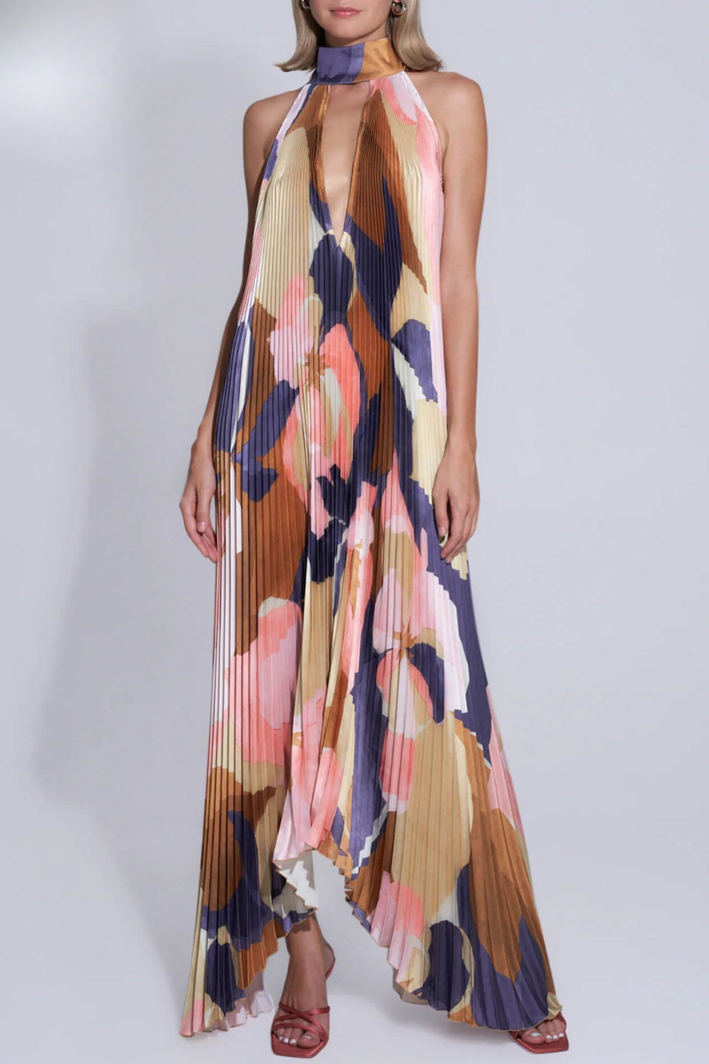 Keila - Robe Midi à Dos Découpé