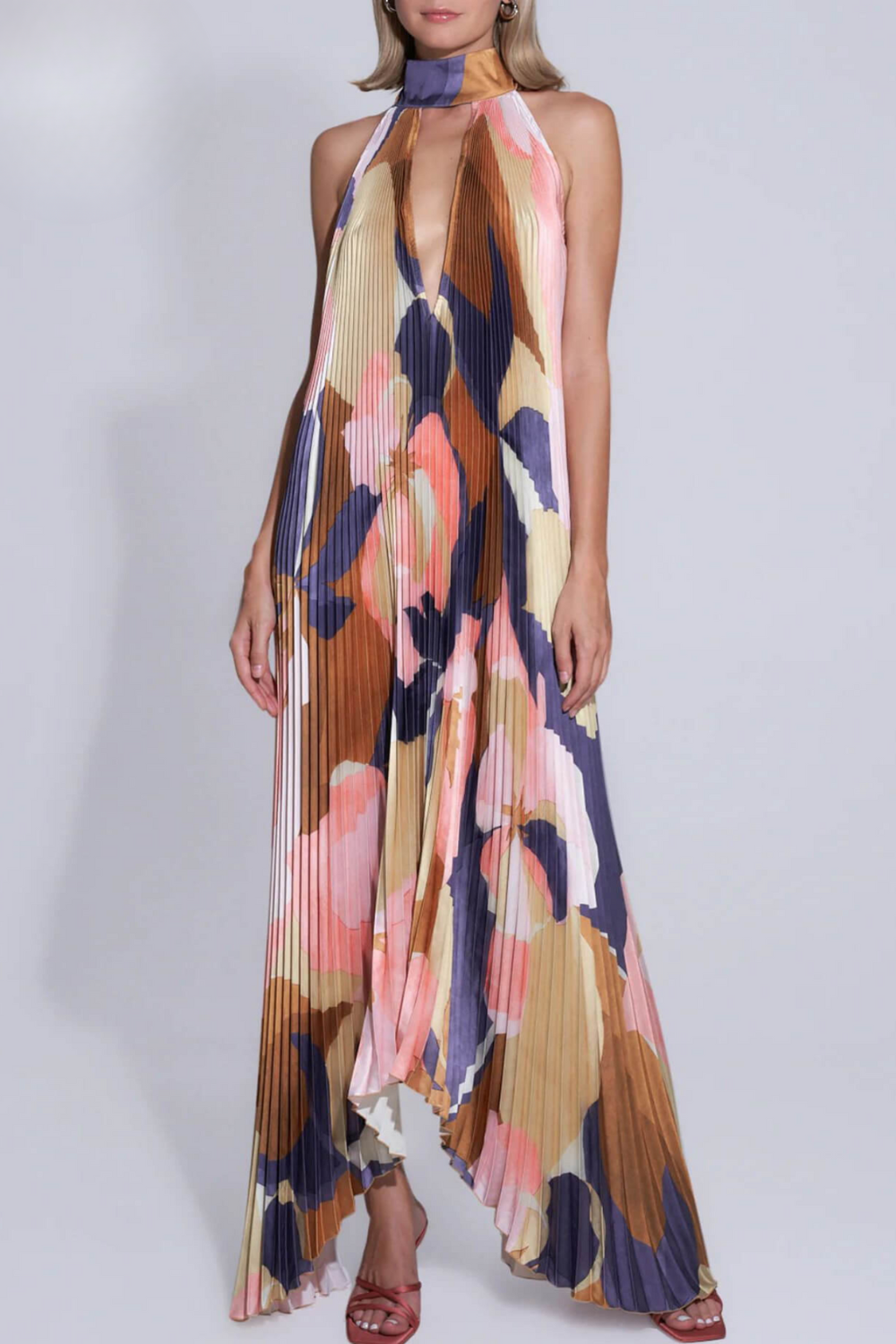 Keila - Robe Midi à Dos Découpé